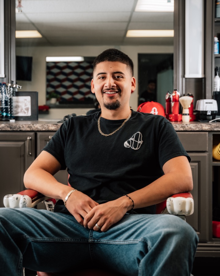 Oscar, owner and barber at Don Oscar's Barbershop