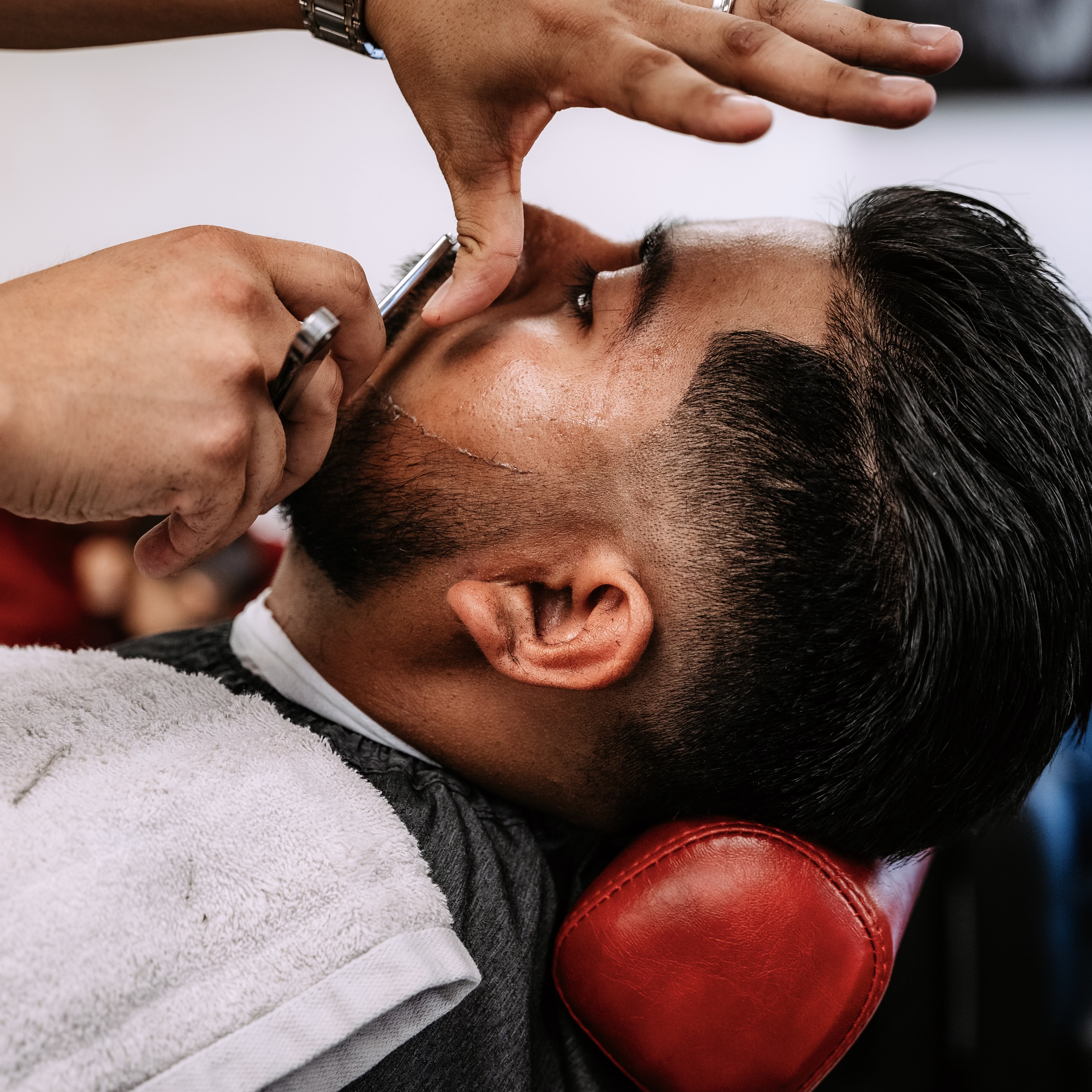 Haircut and beard